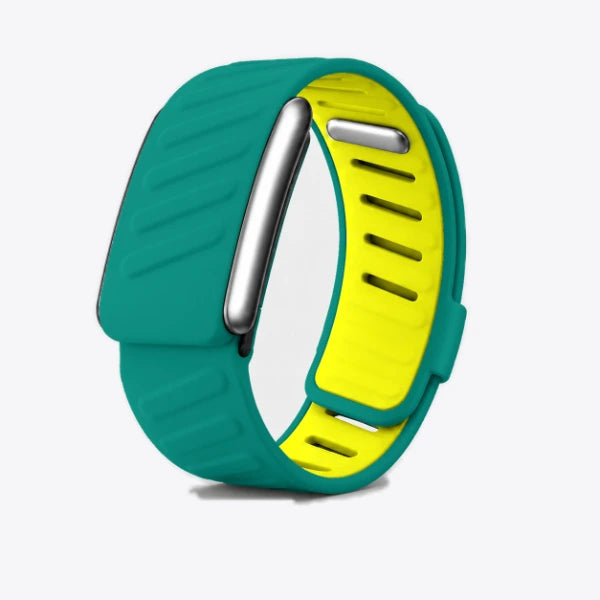Sculpted silicone — Teal / Yellow