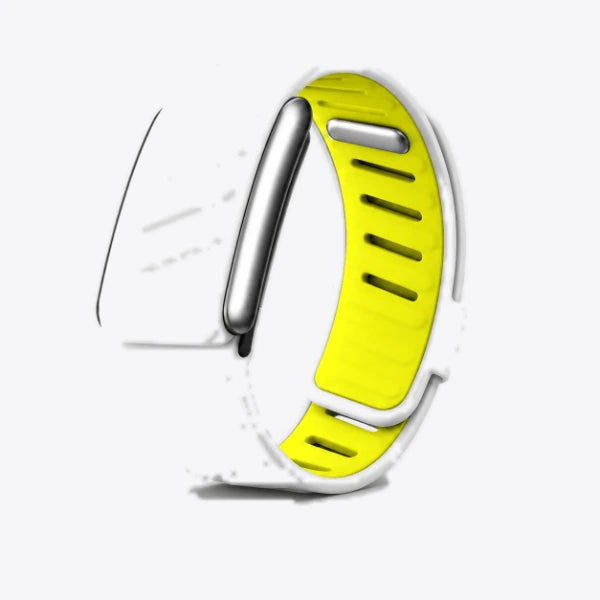Sculpted silicone — White / Yellow