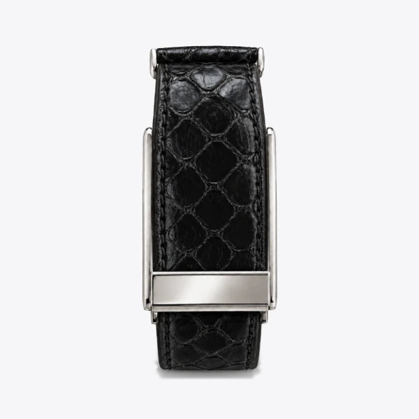 Python leather — Black