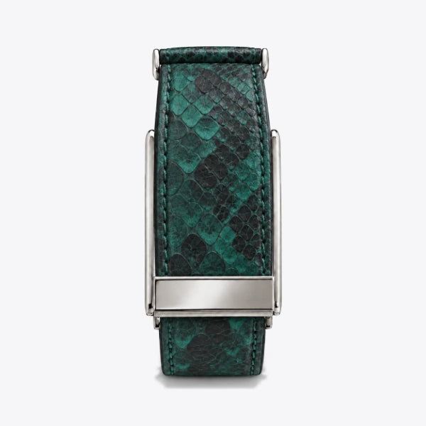 Python leather — Deep Petrol