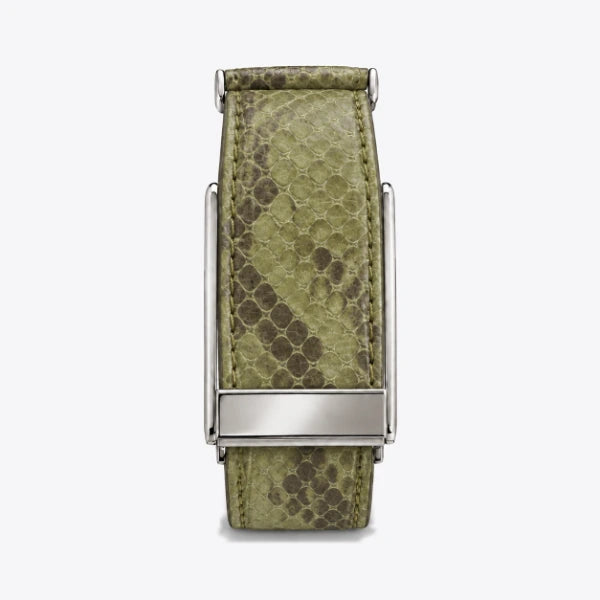 Python leather — Olive
